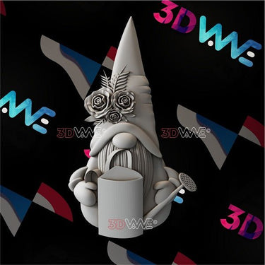 GARDENER GNOME 3d stl 3DWave.us